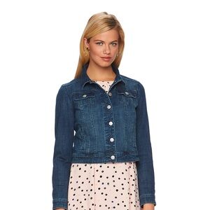 NEW Elle Jean jacket size large blue jean denim jacket